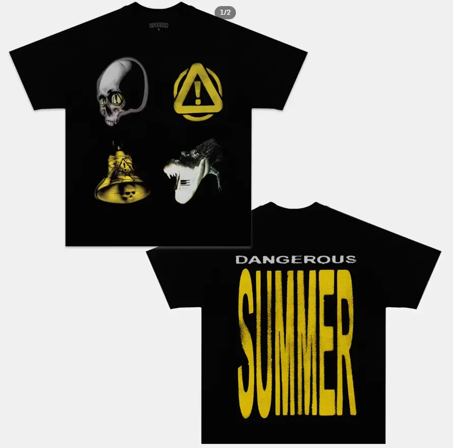 Yeat Dangerous Summer 2026 V3 T-Shirt, Vintage Hip Hop Graphic Tee, Retro Concert Fan Shirt, Unisex Streetwear
