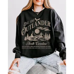 Outlander Fraser's Ridge Sweatshirt Claire Jamie Fraser Sassenach Scotland Tee