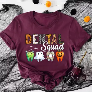 Dental Squad Halloween T-shirt, Halloween Dentist Shirt, Dental Clinic Halloween Shirts, Dental Assistant Tee