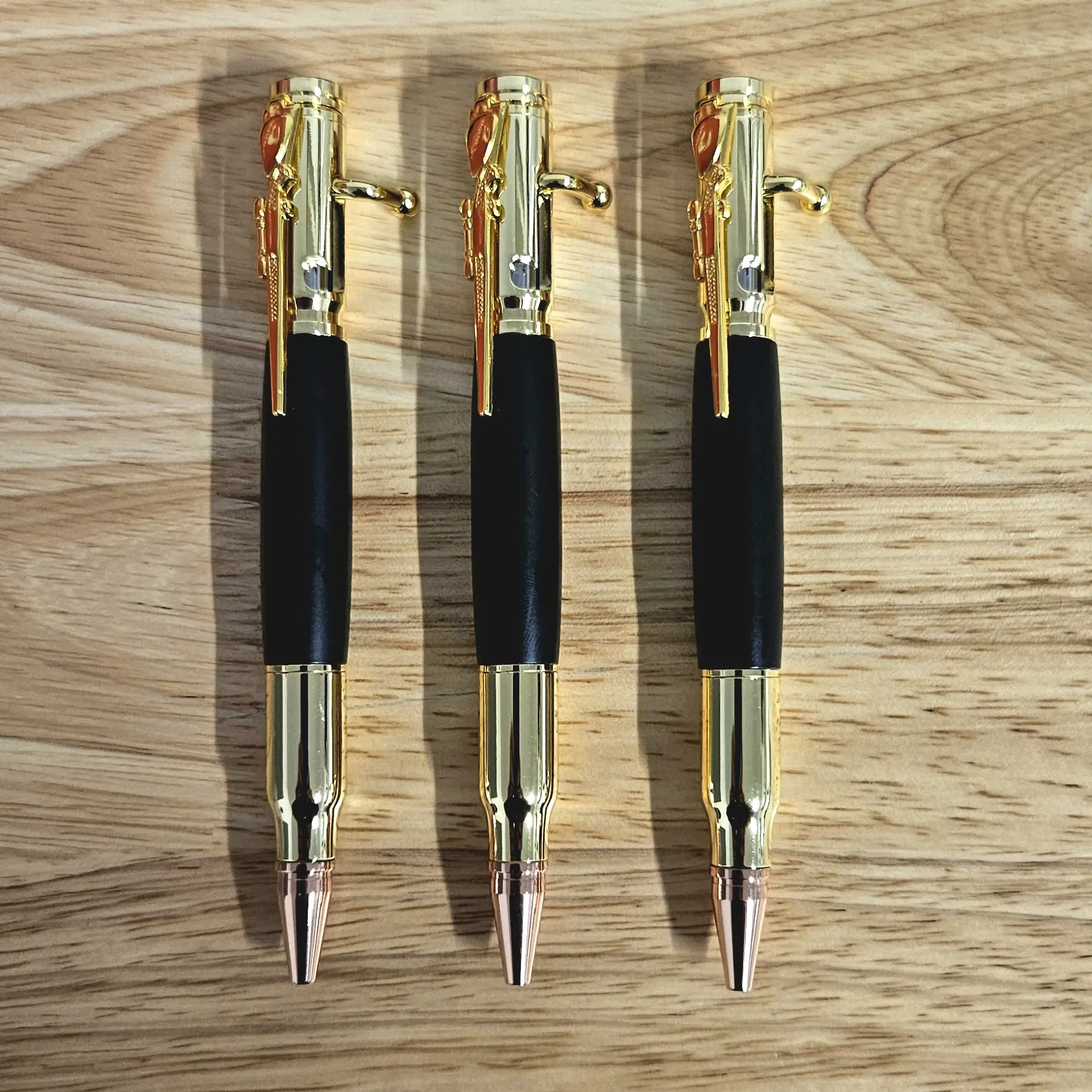 3 Pack Brass/Black