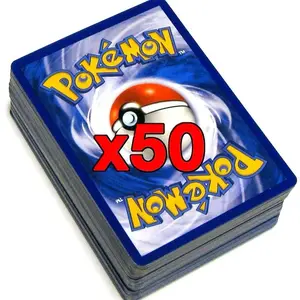 Pokemon Bulk Pack of 50 Cards Official Trading Card Game TCG Collectible Trading Cards