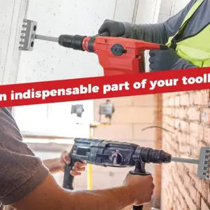 Portable Square Fast Slot Stainless Steel Hole Puncher, Box Dedicated Metal Hard Alloy Hole Puncher, Electric Hammer Square Handle