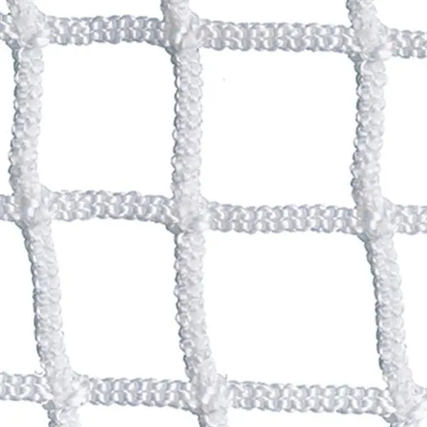 Champion Sports Official Size Square Lacrosse Net - 6'x6'x7', 8mm Square Nylon Mesh, Knotless Polyester (1.5" Thickness) Prevents Tangling, Tournament-Ready Strength for Recreational Leagues, Durable for Hard Shots