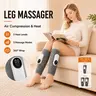 AERLANG Wireless Cordless Leg Massager - Christmas Gift, Self Care Product, Cool Relaxing Gift for Women, Knee Pain Relief, Calf Air Compression Heat Therapy Device with 3 Intensities, 3 Modes, Easy to Use, Circulation Boost