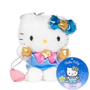 Hello Kitty Libra Plush Keychain Mascot (Zodiac Series)