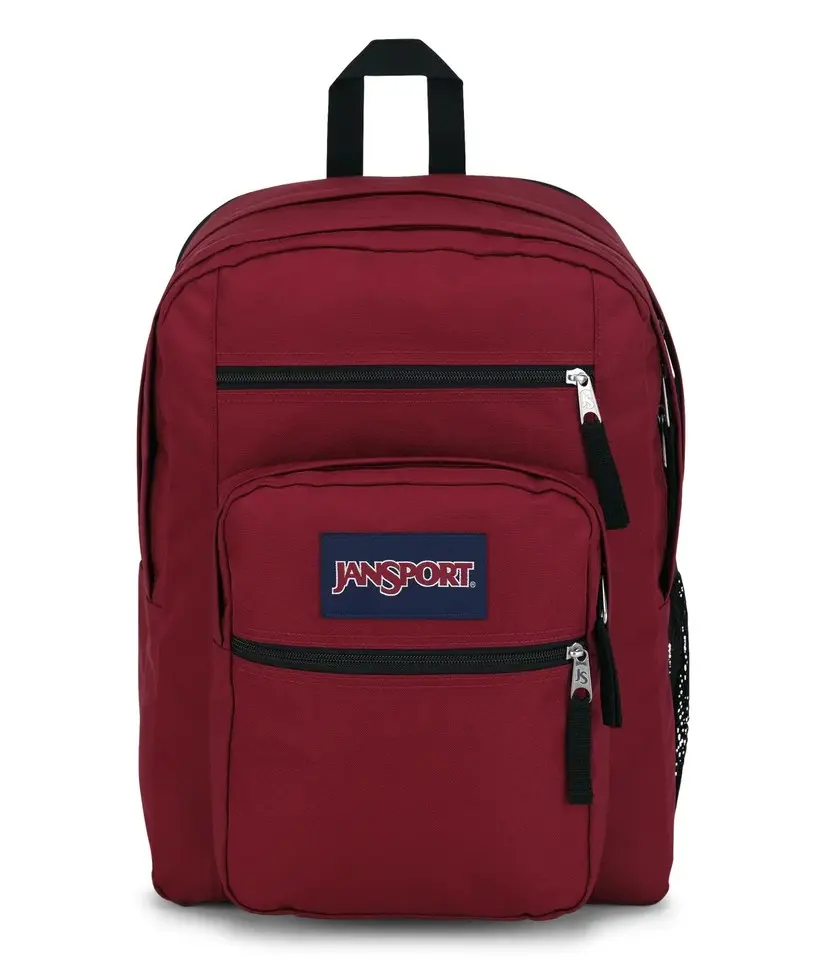 JanSport Big Student Backpack Russet Red Large School Travel Laptop Bag