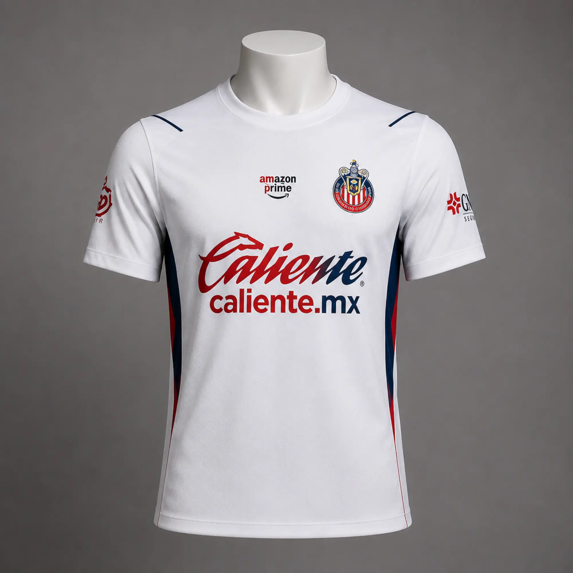 [Full Logo] - Chivas De Guadalajara 2026-27 Away Soccer Jersey - Full Print Logo
