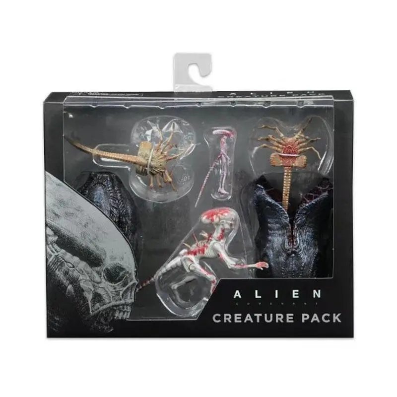 NECA Alien Xenomorph Neomorph Creature Pack Action Figure, 7in (18cm/7.2inch), Extendable Inner Mouth, Covenant Movie Collectible, Collectors' 7in Alien Series Toy