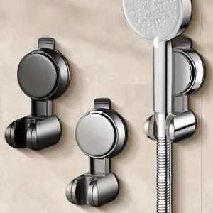 Suction Cup Shower Stand, Adjustable Handheld Shower Bracket, Wall Mounted Shower Head Holder, Handheld Shower Attachment, Bathroom Accessories, Fixtures, Modern