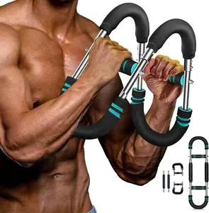 Adjustable Power Twist Strength Trainer, 40-100lb Chest & Forearm Strengthening Equipment, Portable Spring Resistance Gear for Home Fitness
