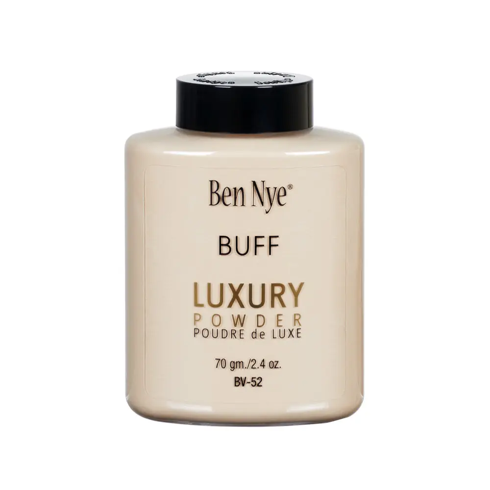 Ben Nye Buff Bella Luxury Powder - Silky, Talc-Free Setting Powder - Ideal for light to medium skintones - Join the Powder Revolution