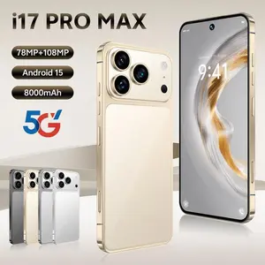2026A17 PRO MAX Unlocked 5G Android Phone 12+512GB 8000mAh OTG Facial Unlocking