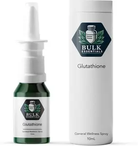 Bulk Essentials 100% Pure Glutathione Supplement Spray for Women & Men – 2mg Per Spray for Antioxidant, Healthy Aging & Cellular Energy – USA Made 100 Serving Free from GMO and Gluten