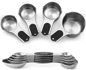 Spring Chef Magnetic Measuring Cups & Spoons Round Set of 9