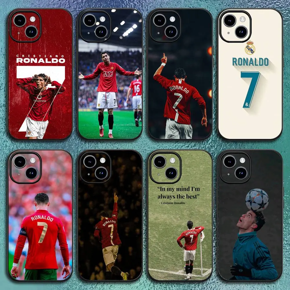 Legendary Soccer Star Customized TPU Phone Case - Shockproof, Matte, Durable Protection for iPhone 17-13, 11 Pro Max - Game Fans' Mobile Phone Accessory