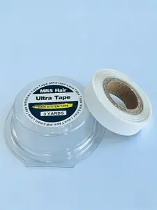 Strong Hold Lace Wig Tape Rolls, 3 Yard Long 1.27cm Wide, Invisible Adhesive, Non-Pop Out, Essential for Hair Blocks, All Seasons Use