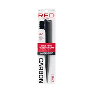RED by KISS 100% Boar Bristle 3-in-1 Edge & Parting Comb