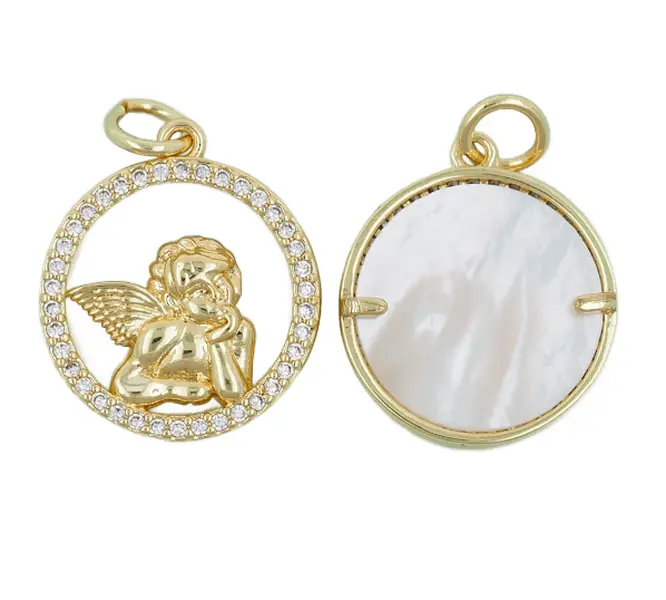Gold Filled Angel Charm