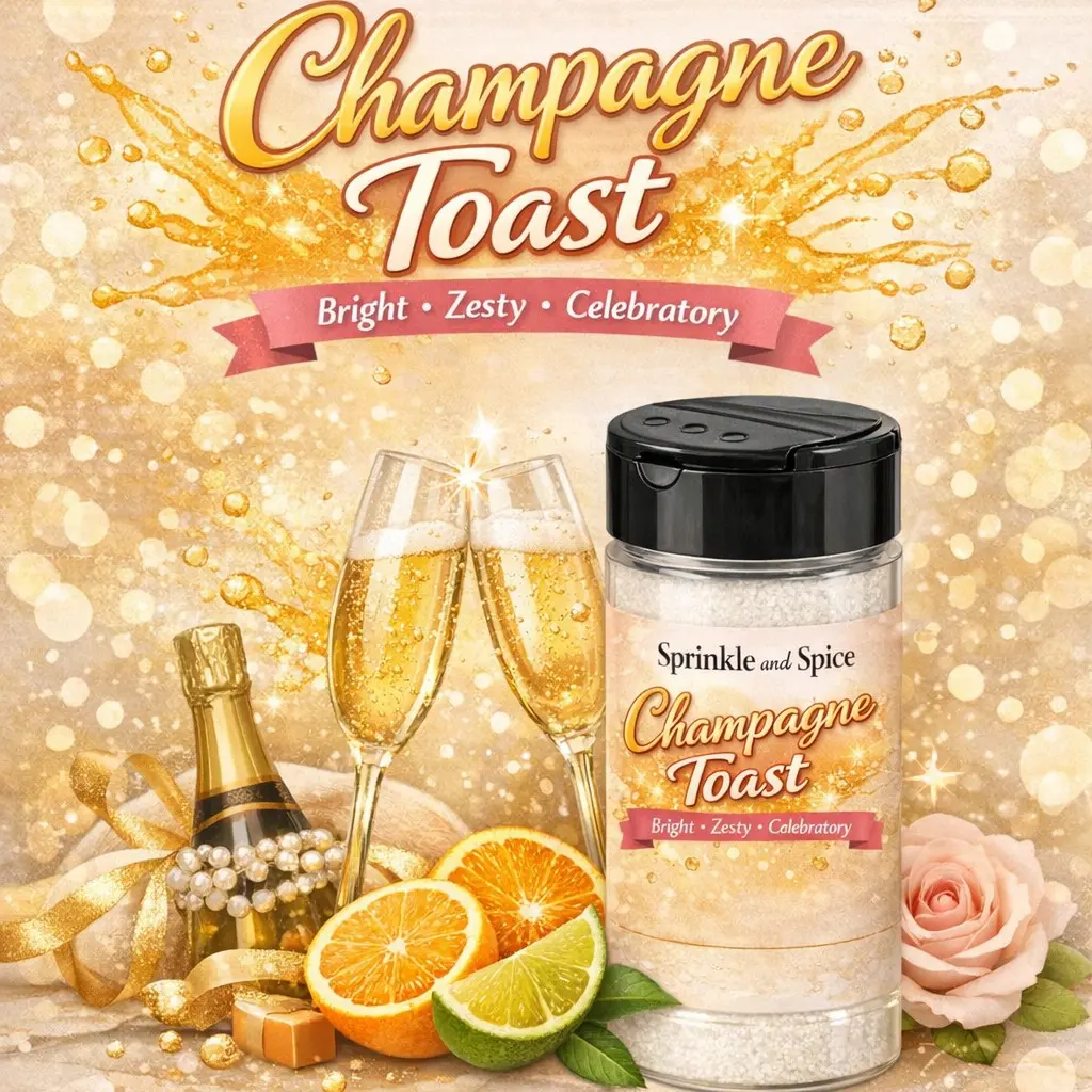 Sprinkle & Spice Champagne Toast Household Scented Cleaner - Everyday Luxury Carpet & Upholstery Freshener, Festive Uplifting Scent, Uplifting Toast Vibe, Deodorization Care for All Seasons Special Occasions