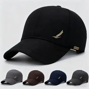 Stylish Polyester Baseball Cap for Men | Breathable & Adjustable Fit | Perfect for Spring/Fall Travel & Outdoor Sports | Classic Design for Sun Protection & Casual Wear