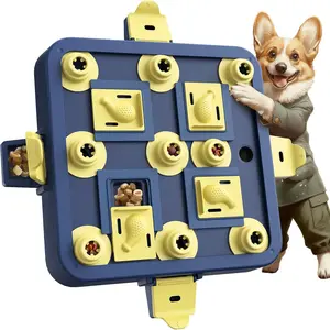 Chess Puzzle , Large Size, 3 Levels of Step-by-Step Challenge Beginner to  Slow Feeder &  for  Dogs Enrichment Toys