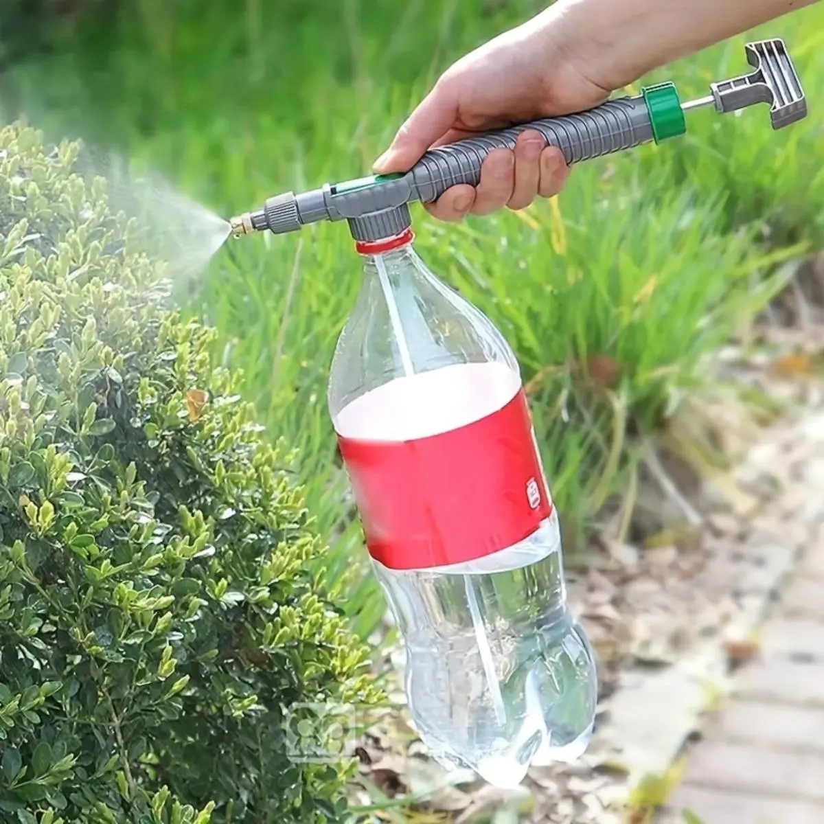Bottle Sprayer, Manual High Pressure Air Pump Sprayer, Adjustable Drink Bottle Spray Head, Adjustable Nozzle, Garden Watering Tool, Garden Watering Sprinkler, Agriculture Tools, Household Items, Sprayers In Lawn And Garden, Watering For Garden