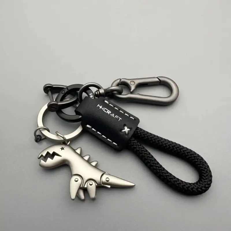 Motorcycle Decoration Accessories and Car Keychain Single Leather Woven ...