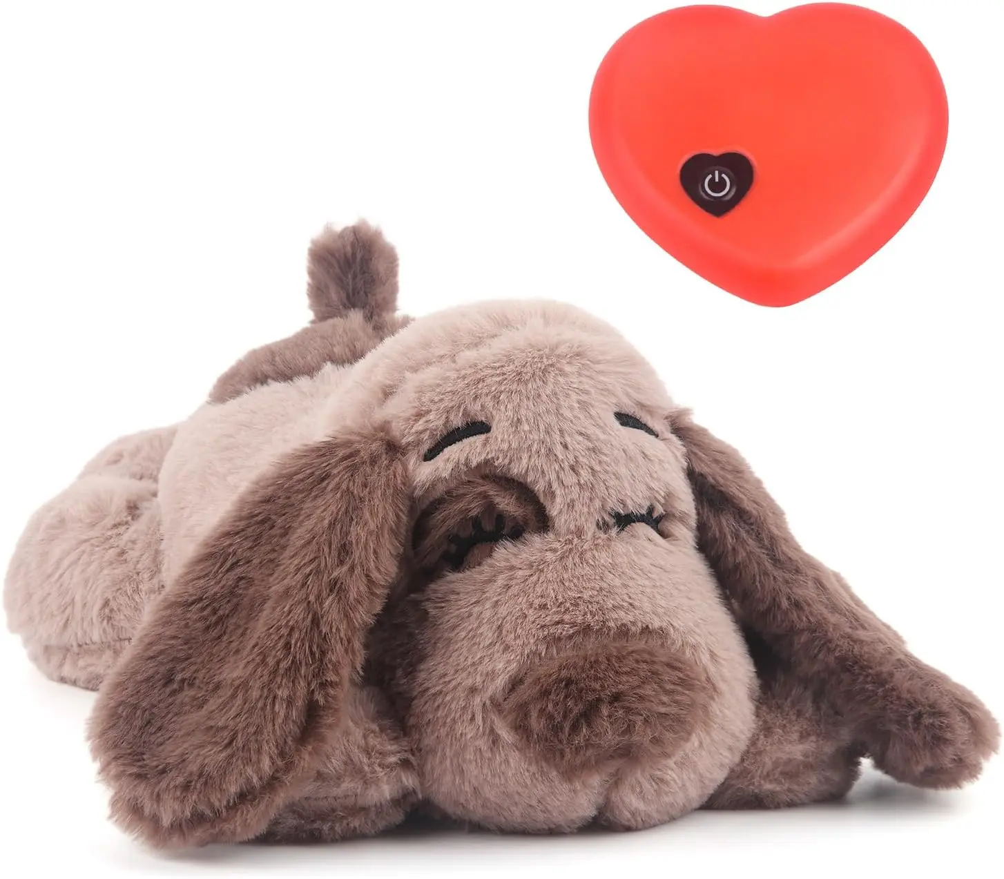 Beverly  Puppy Heartbeat     Calming Aid Puppy Heartbeat Stuffed  Behavioral  Sleep Aid Comfort Soother Plush  for Puppies Cats