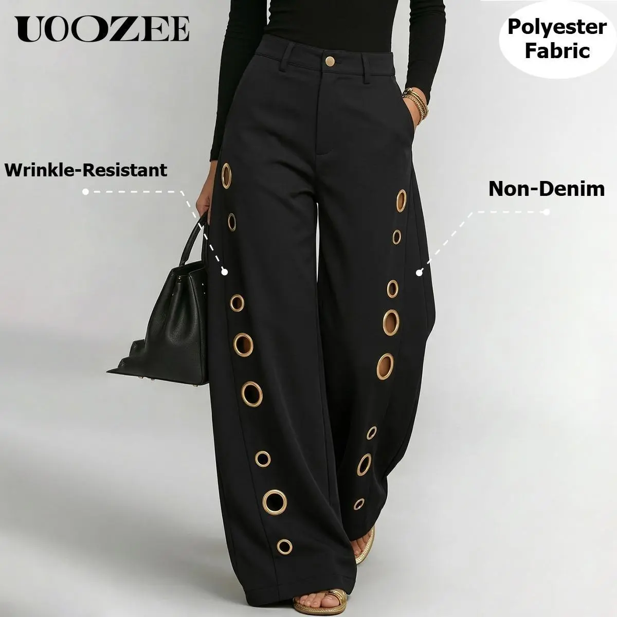 Polyester-Black(Non-denim)