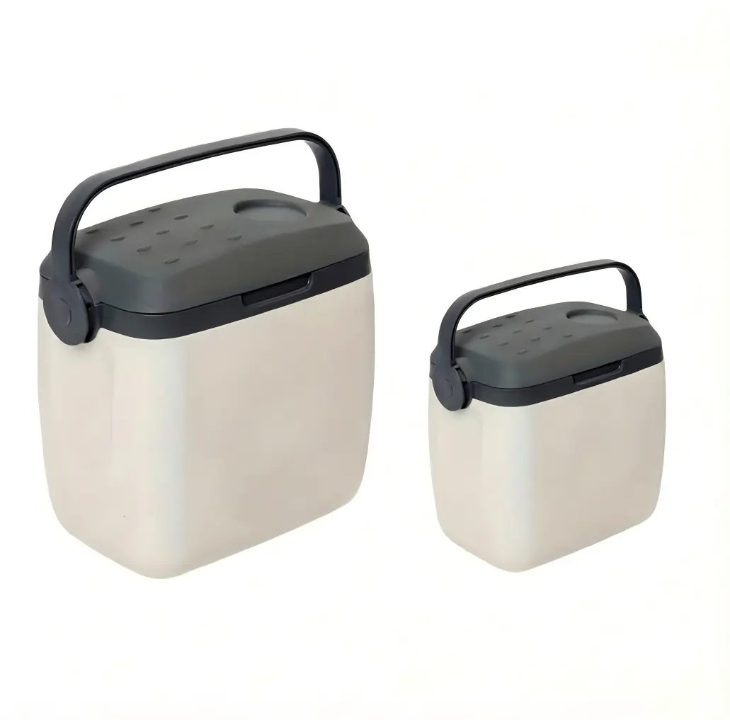 Portable Ice Chest Cooler Set, 28L & 8L Hard-Sided Insulated Boxes with Long-Lasting Cold Retention for Camping and Road Trips, Ice Chest Coolers, Hard Coolers