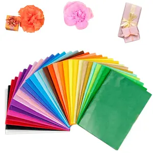 Large Gift Wrapping Tissue Paper & Box Liner - Flower Wrapping Paper, 27.5"x20", 20 Sheets/Pack, Semi-Sheer for Florist Bouquets, Wedding, Valentine's Day, Party DIY