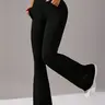 Lightweight spring style，Women's Soft High-Stretch Micro-Flare Yoga Pants - Activewear Dance Athleisure, Gym Workout Clothes, Feminine Adult Comfy Pants,outdoorfun