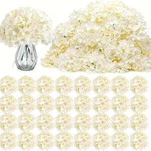 72pcs of Hydrangea Flowers with Stems, Perfect for Decorating Homes, Weddings, And Parties