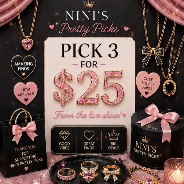 LIVE ONLY - Pretty Pick Bundle | 3 ($10 pieces) for $25