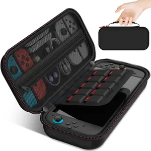 Switch Carrying Case Compatible with Nintendo Switch 2 Console and Switch/Switch OLED, Switch Travel Case Protective for Switch Accessories and Games