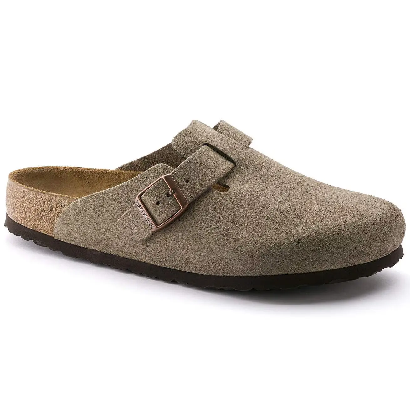 Birkenstock Boston Clog Soft Footbed in Suede Leather