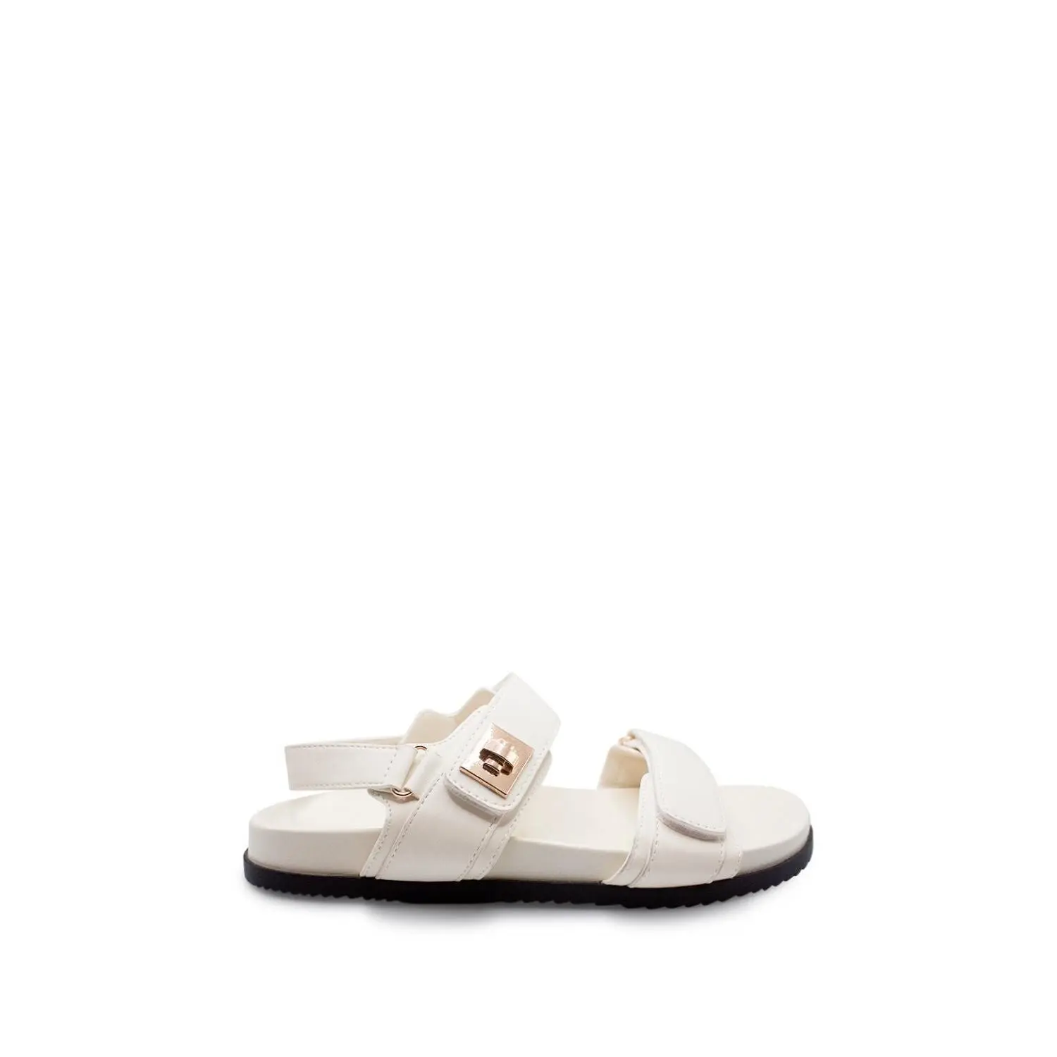 Palmer Flatform Sandal - Cream