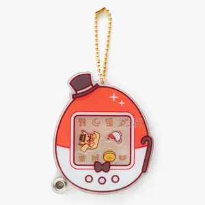 Gentlemon Virtual Pet Fillable Shaker Keychain