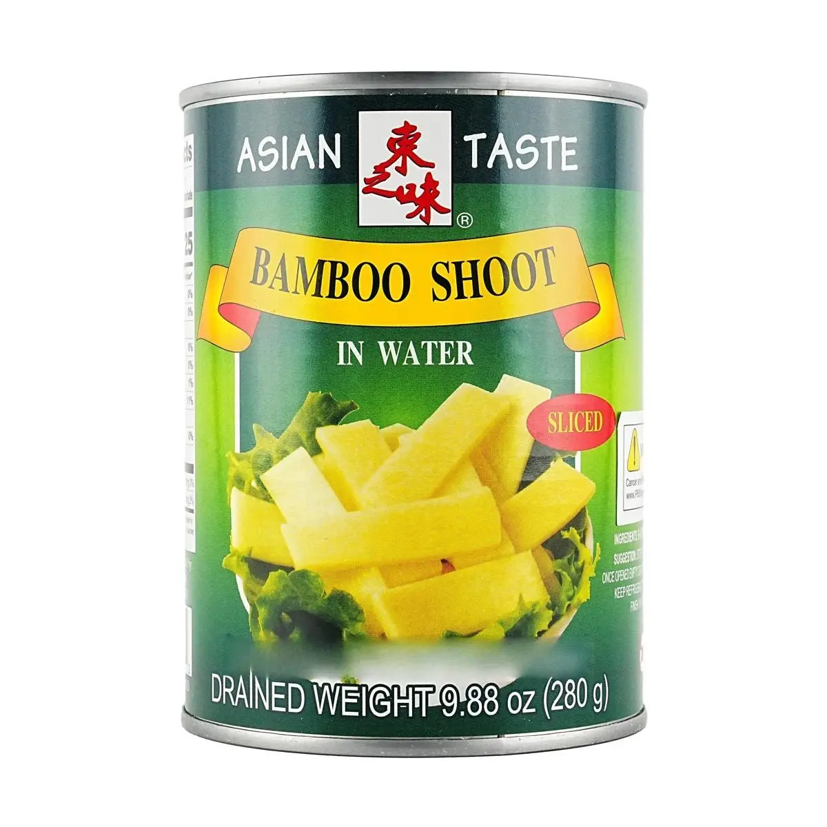 ASIAN TASTE Bamboo Shoots Slices 280g - Perfect for Stir-Frying, Stewing, and Hot Pot