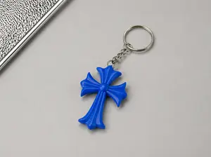 Y2K Stylish Cross Keychain - Cross Design, Durable and Trendy Accessory for Everyday Use