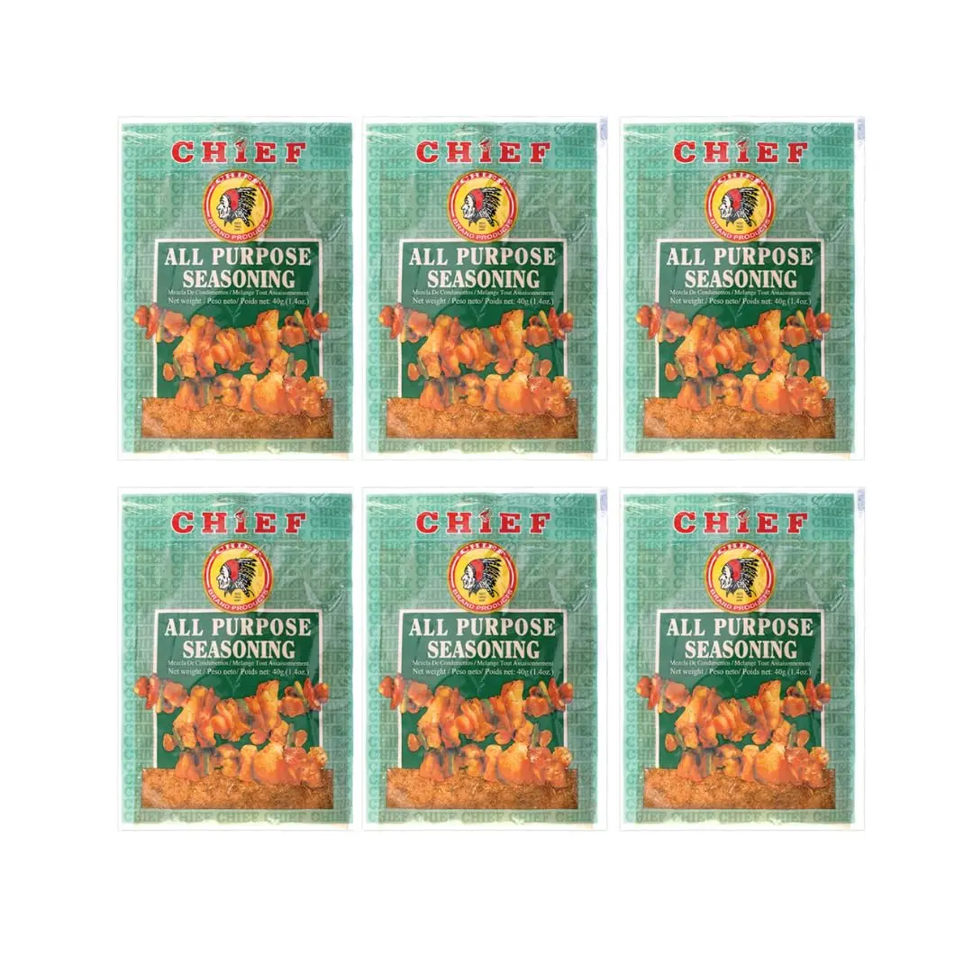 (Pack of 6) Chief's All Purpose Seasoning