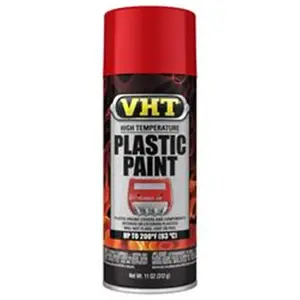 VHT SP821 11 oz High Temperature Plastic Paint, Red