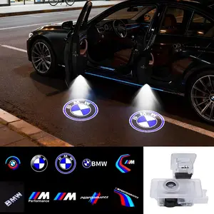 Bmw Car Door Welcome Light LED Projection Floor Lamp, Auto on Open, Compatible with 2019+ BMW models: 3 Series G20/G21, 8 Series, Z4, 1 Series, 2 Series, 4 Series, X7, M4, M8, i4 and ix4, Led Step Lights