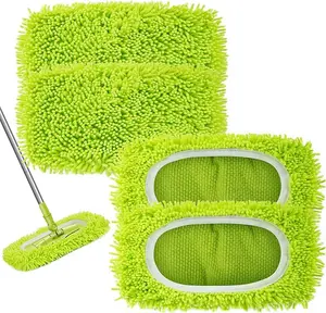 Swiffer Reusable Dry Sweeping Cloths 4PCS Microfiber Wet Mop Pads for Hardwood Flooring - Versatile Cleaning Compatible Replacement - Set