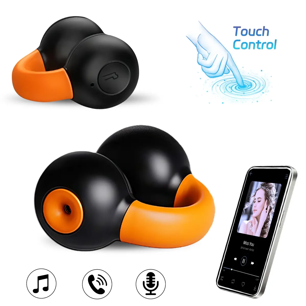 AI Translation Earbuds Real Time,100+ Language Translator Earbud 3-in-1 Bluetooth 5.3 Translator Earbuds，Hi-Fi Music & Call for Travelers, Business & Language Learners
