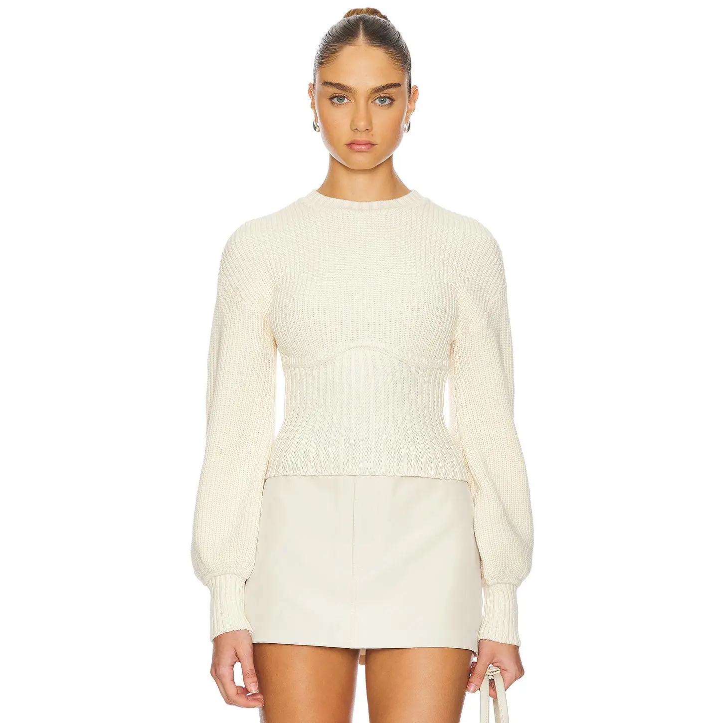 Lovers and Friends Anastasia Knit Sweater in Ivory