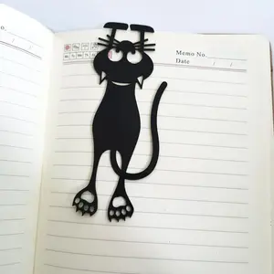 Cartoon Cat Shaped Bookmark, 1 Count Cute Cat Paw Design Bookmark, Reading Progress Cat Bookmark, School & Educational Supplies