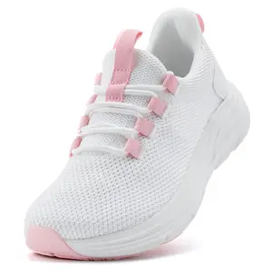 KOLILI Women's Wide Toe Box Shoes Arch Support Design Suitable for running Fitness and Walking Shoes Easy Slip On Cushion Walking Sneakers