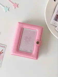 Minimalist High-Profile Mini One-Grid Storage Album, Three-Inch Polaroid Photo Album, Fan Card Holder, Hanging Accessory, Photo Album Book