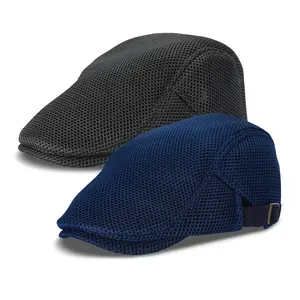 2 Pack Men's Newsboy Flat Cap Set,Adjustable Plaid Cabbie Driving Golf Hat Beret for Men Women,Halloween Christmas Party,Father's Day Gift,Summervibes,Hand Tools Kits